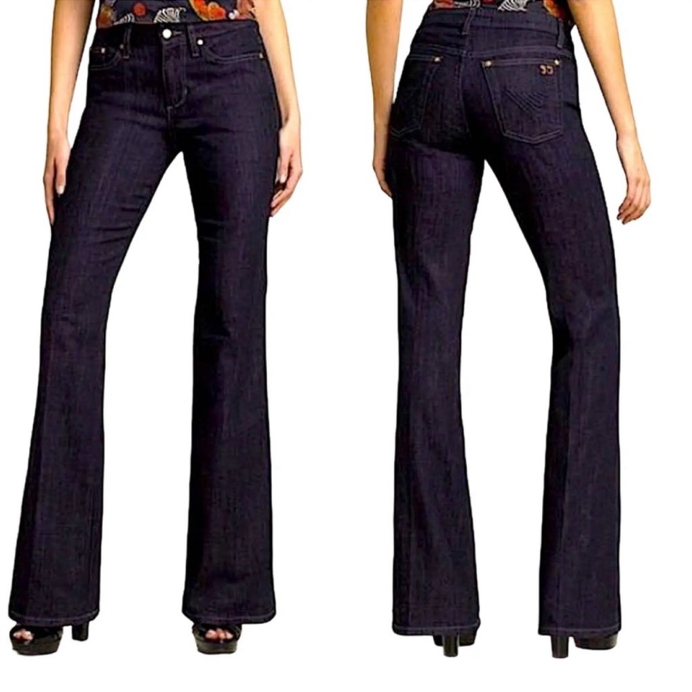 JOE’S JEANS the Muse Slim Bootcut Midrise Jeans 27 Dark Denim Wash EUC!